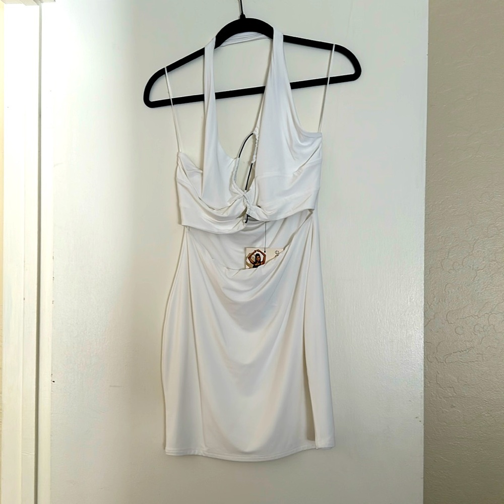 Halter lace dress